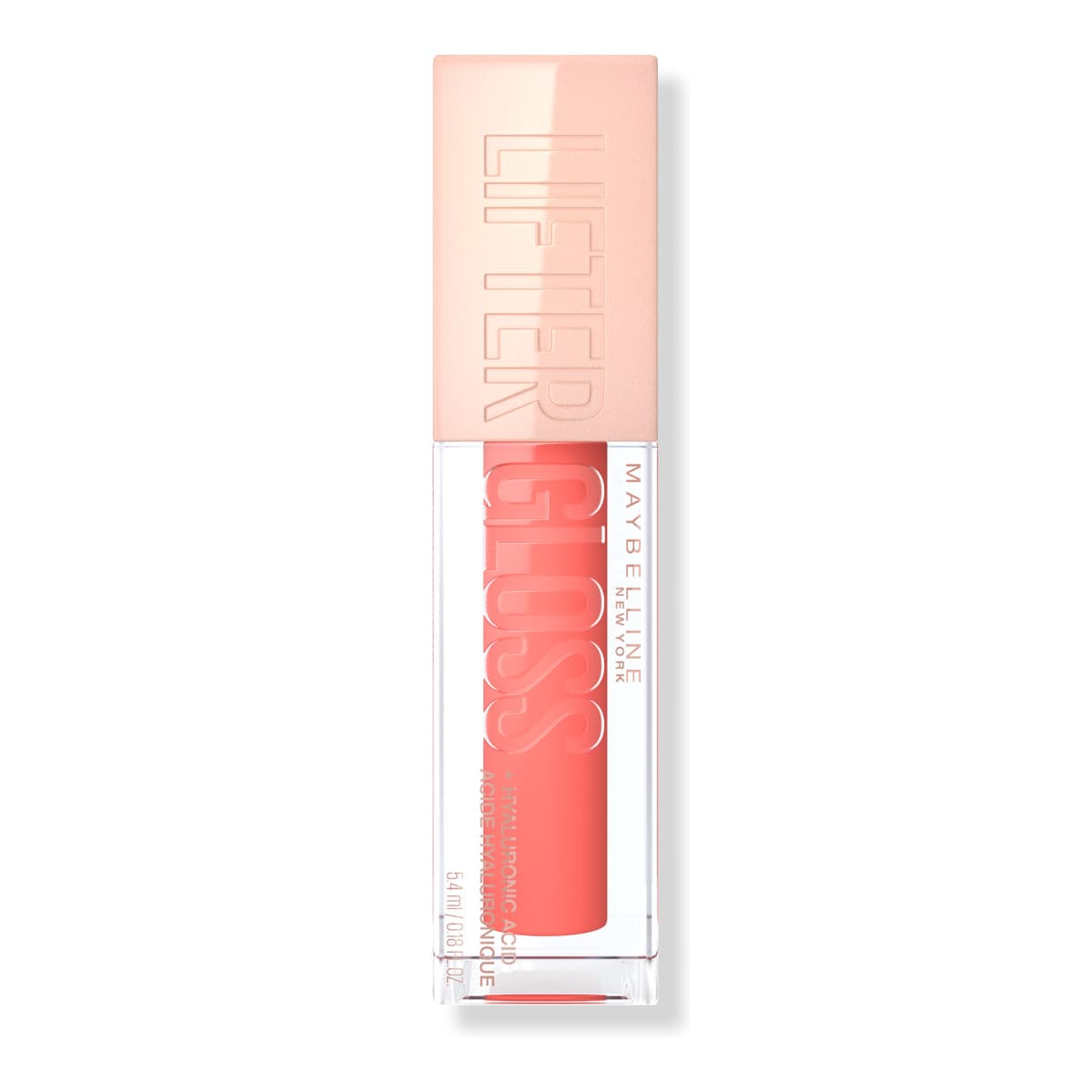 Lifter Gloss Candy Drop Lip Gloss with Hyaluronic Acid, Peach Ring