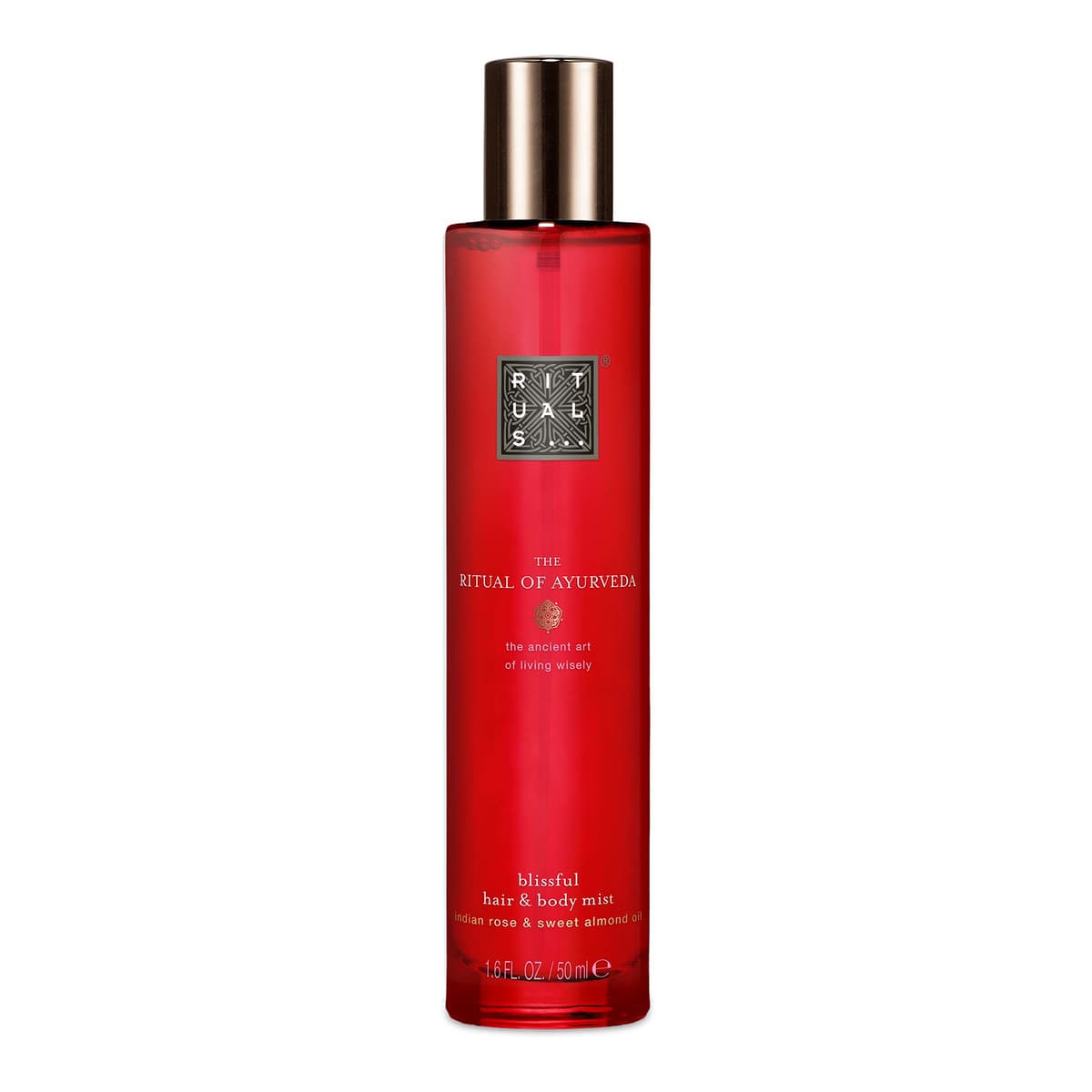 The Ritual of Ayurveda Sweet Almond & Indian Rose Hair and Body Mist