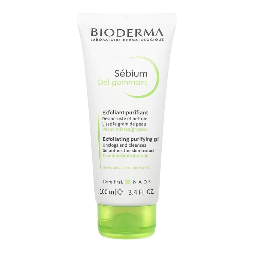 Sebium, Exfoliating Purifying Gel, Combination/Oily Skin