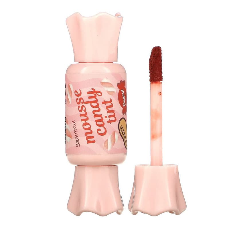 Saemmul, Mousse Candy Lip Tint, 09 Peanut