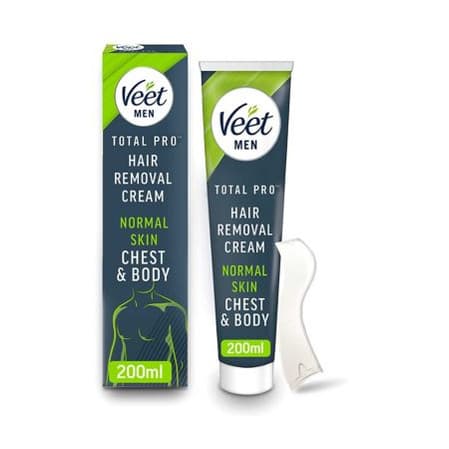 Men Total Pro Hair Removal Cream Chest & Body Normal Skin