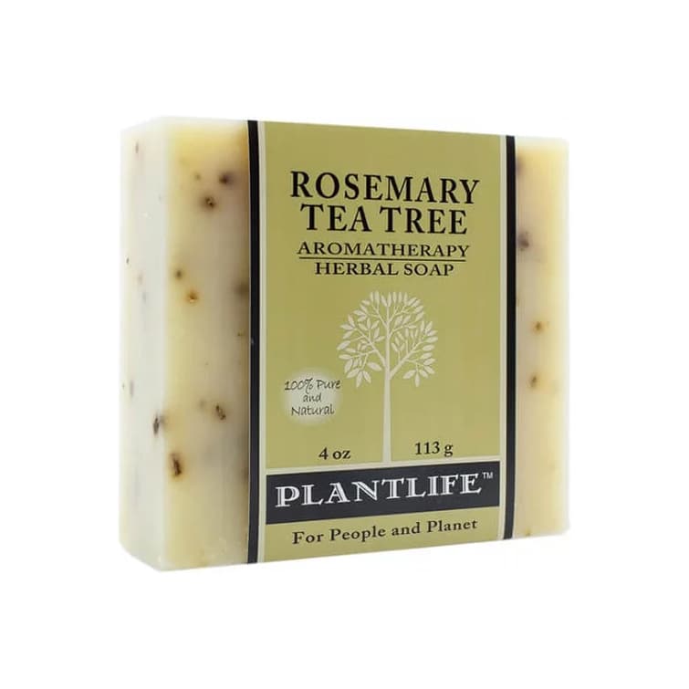 Rosemary Tea Tree Bar Soap – Moisturizing, Soothing, Handcrafted, Plant-Based – Made in California