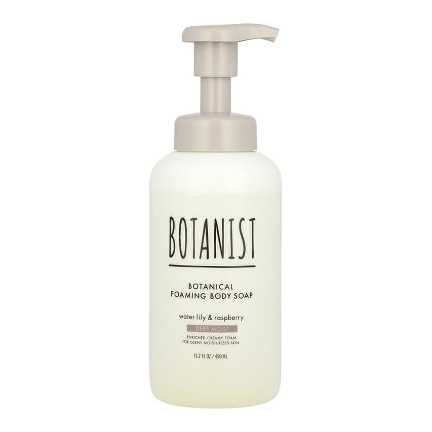 Botanical Foaming Body Soap, Deep Moist, Water Lily & Raspberry