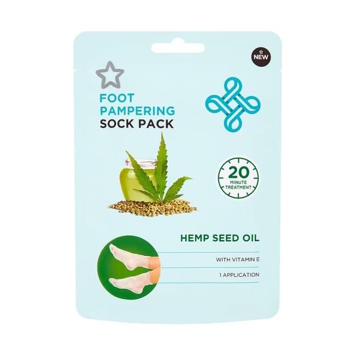 Hemp Seed Oil Pampering Foot Mask with Foot Socks