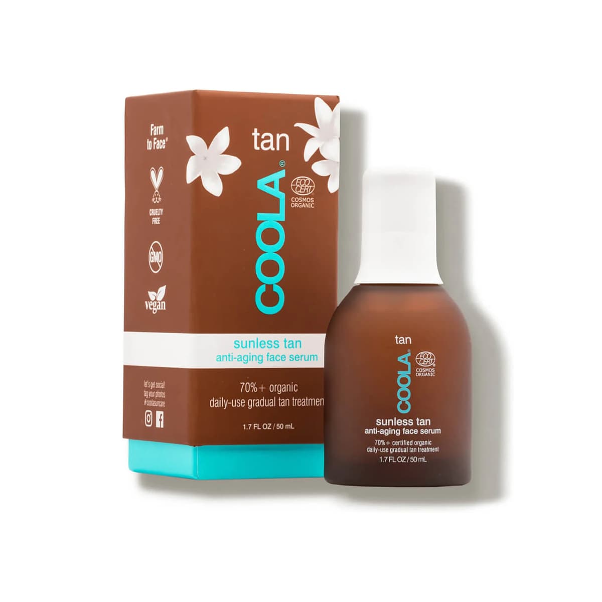 Organic Sunless Tan Anti-Aging Face Serum