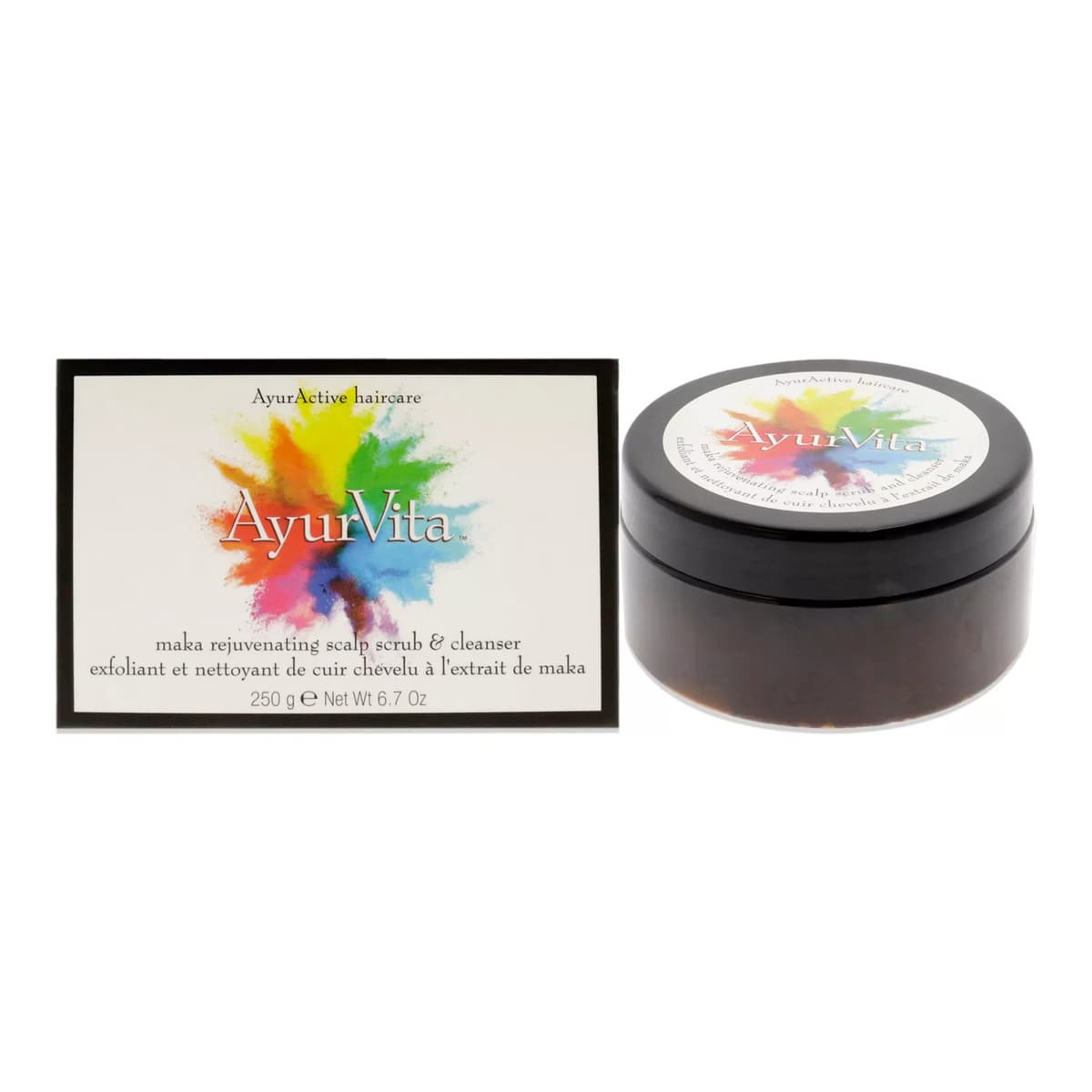 Maka Rejuvenating Scalp Scrub and Cleanser by AyurVita for Unisex Cleanser