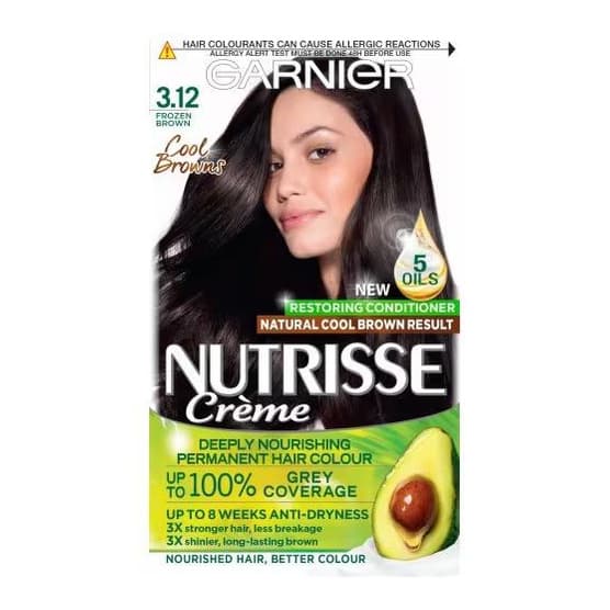 Permanent Hair Dye Frozen Brown 3.12