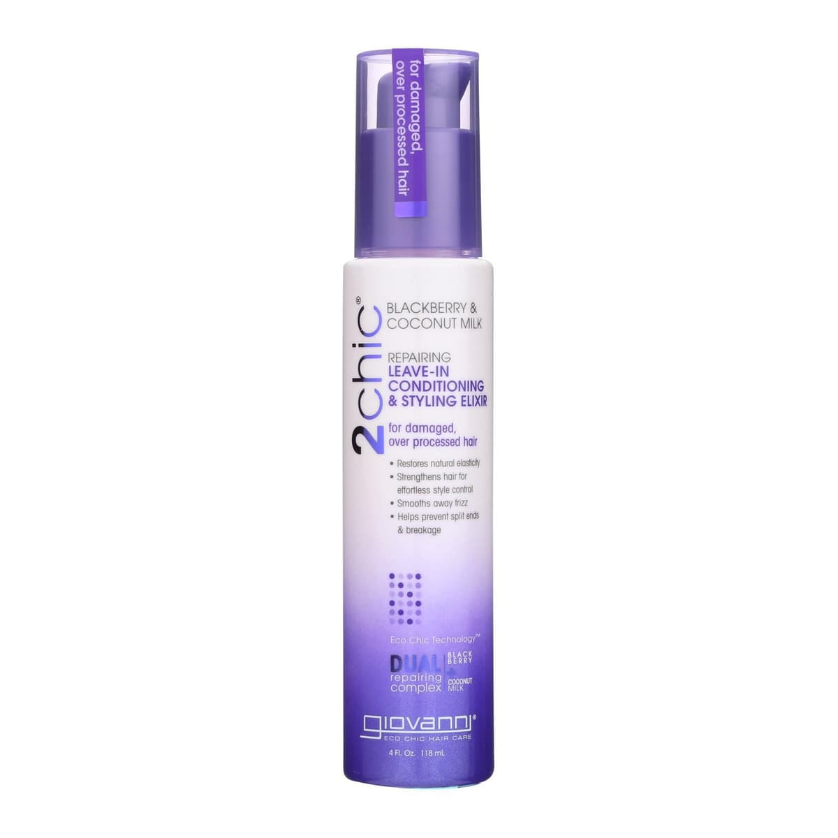 2Chic Blackberry and Coconut Milk Repairing Leave-In Conditioning and Styling Elixir