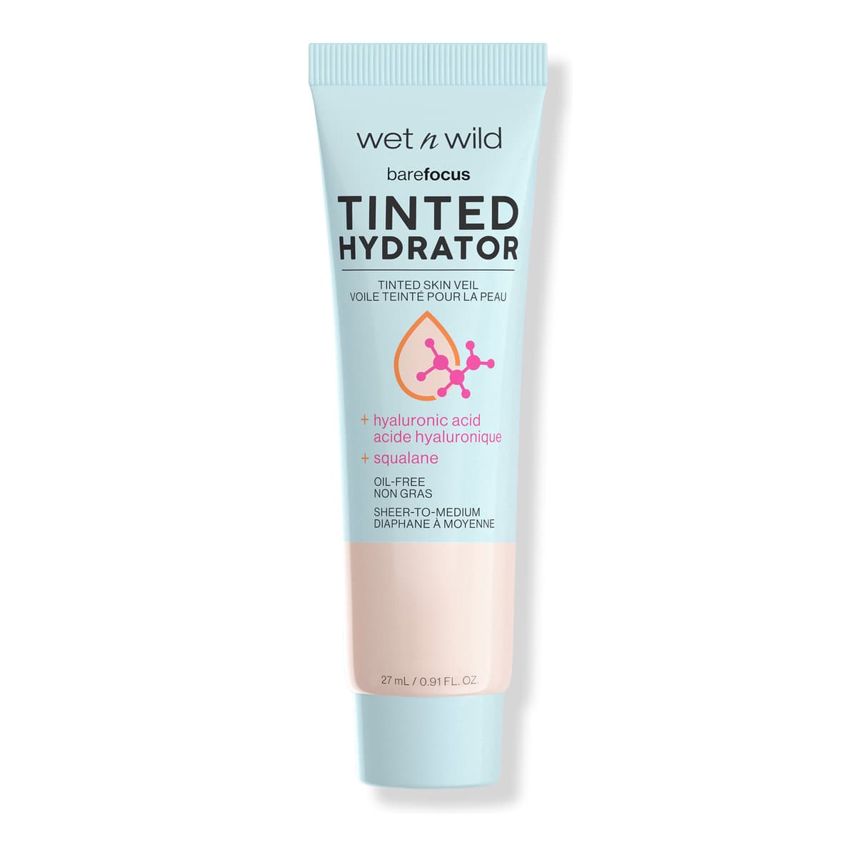 Bare Focus Tinted Hydrator Tinted Skin Veil, Porcelain