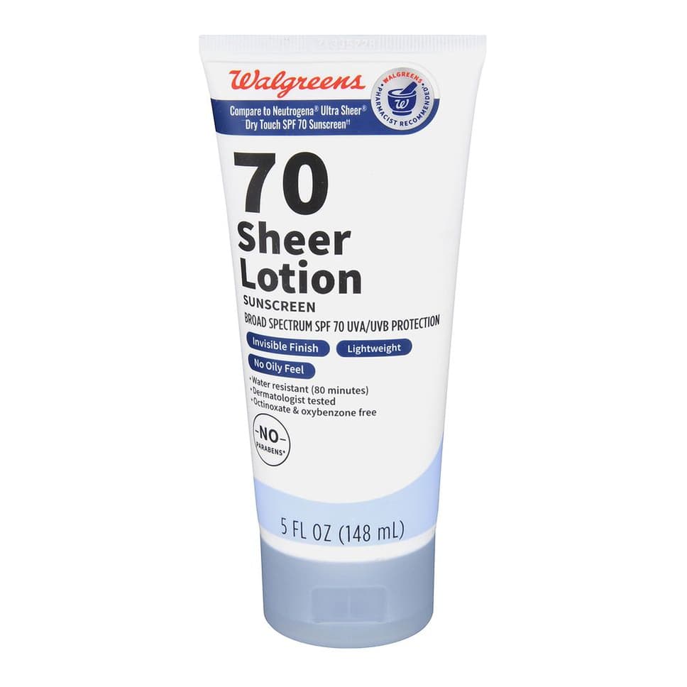 Sheer Lotion Sunscreen SPF 70