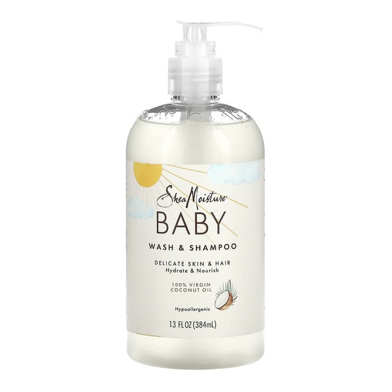 Baby Wash & Shampoo, 100% Virgin Coconut Oil