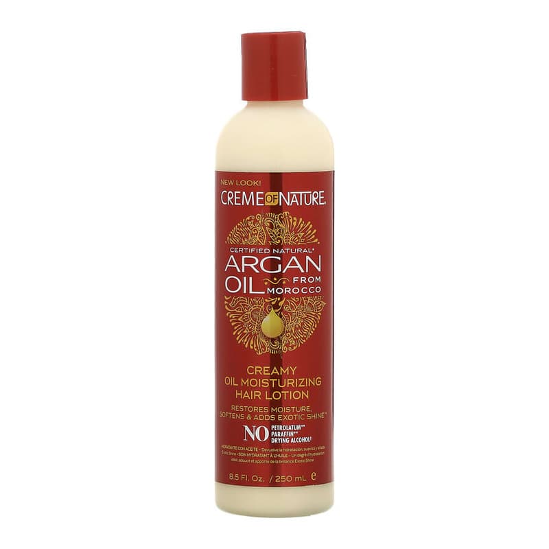 Certified Natural Argan Oil From Morocco, Creamy Oil Moisturizing Hair Lotion