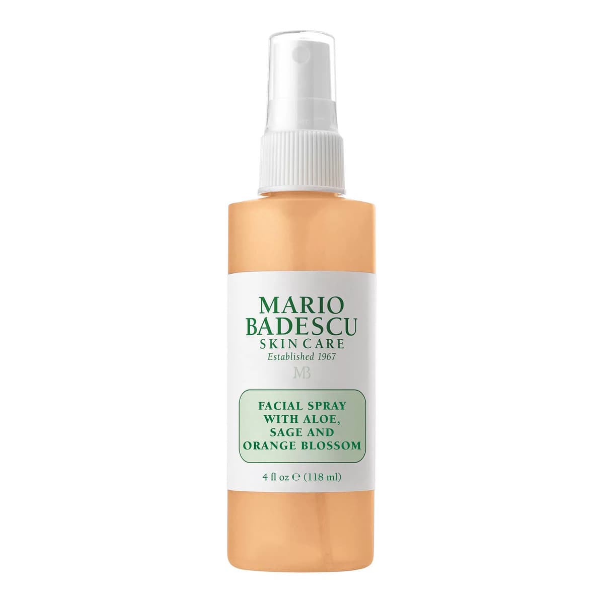 Facial Spray with Aloe, Sage and Orange Blossom