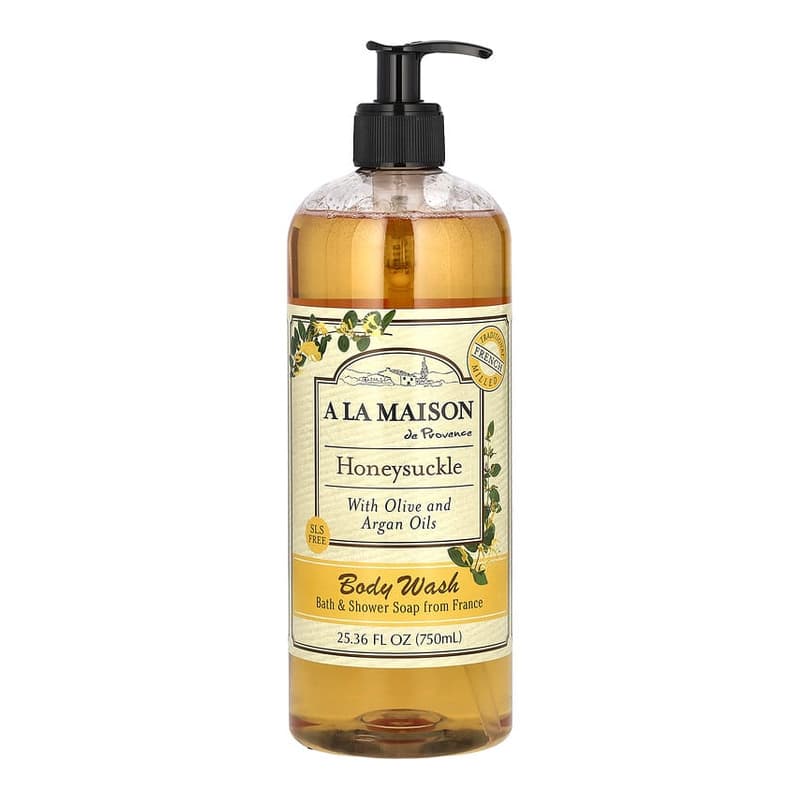 Body Wash, Honeysuckle With Olive and Argan Oils