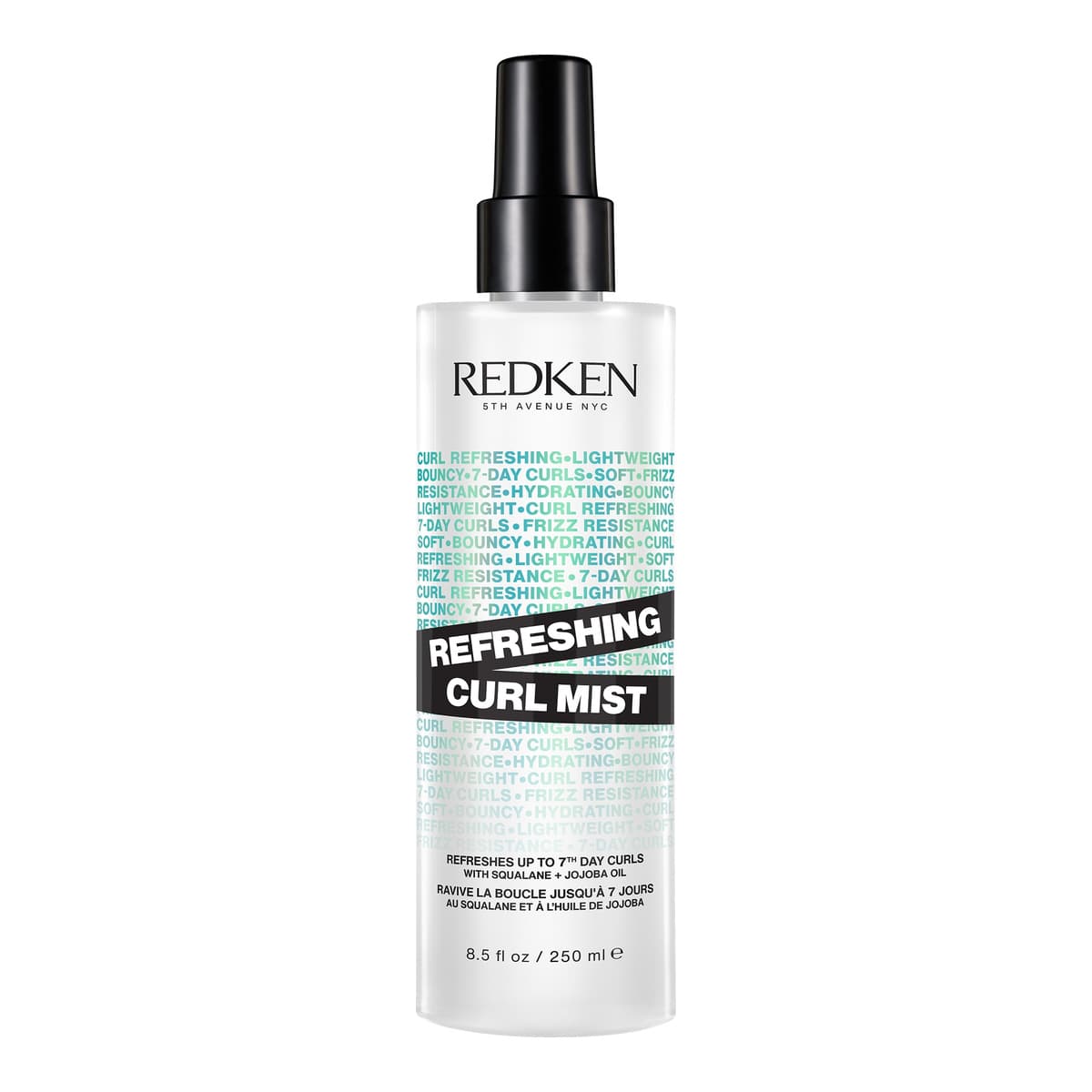 Refreshing Curl Mist, Anti-Frizz Spray for Curly and Coily Hair, Redefines & Adds Shine