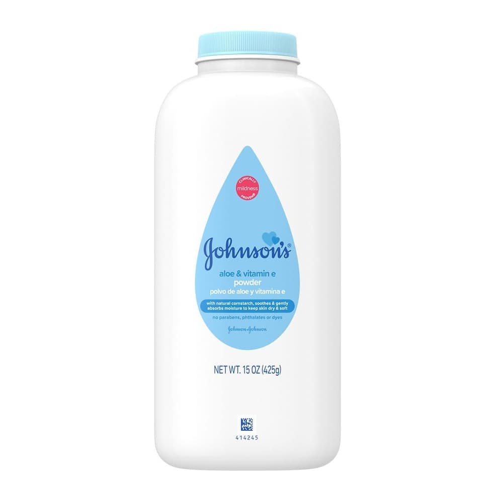 Powder, Naturally Derived Cornstarch With Aloe & Vitamin E Soothing Aloe & Vitamin E