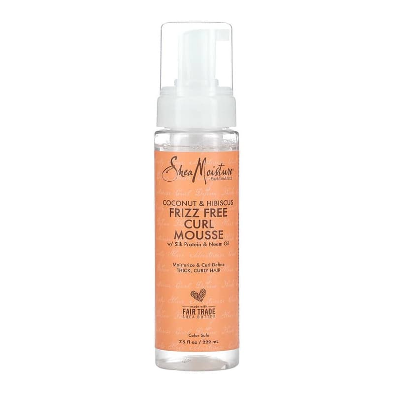 Frizz Free Curl Mousse, Coconut & Hibiscus