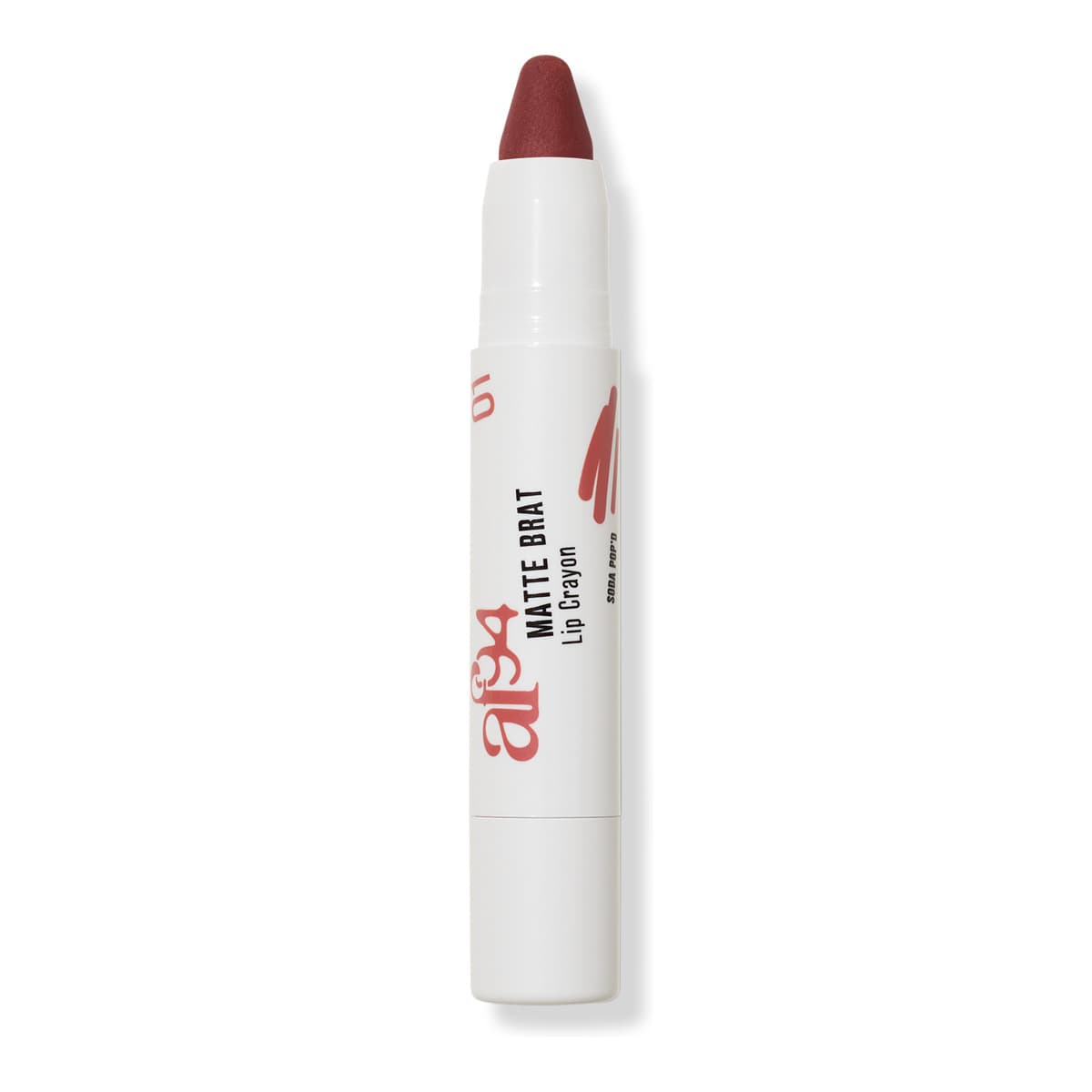 Matte Brat - Long Lasting Lip Crayon, Soda Popd