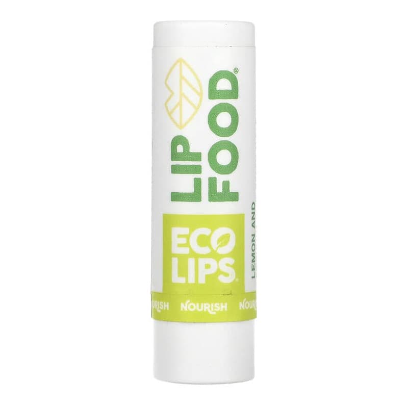 Lip Food, Nourish, Nutrient-Dense Organic Lip Balm, Lemon