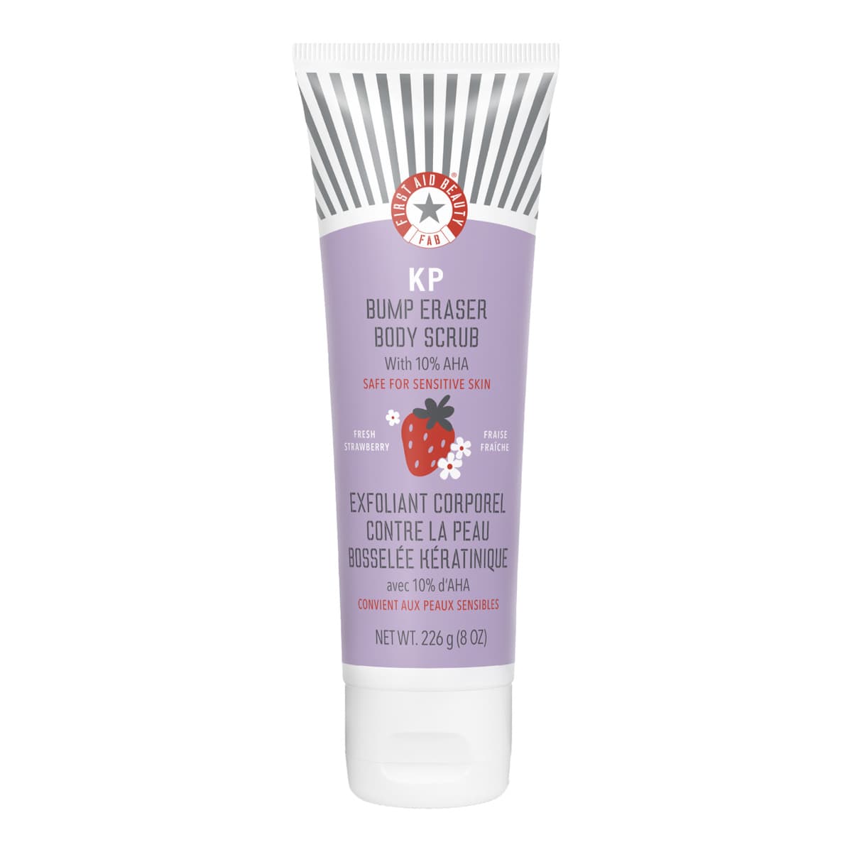 KP Bump Eraser Body Scrub with 10% AHA – Body Exfoliant for Keratosis Pilaris