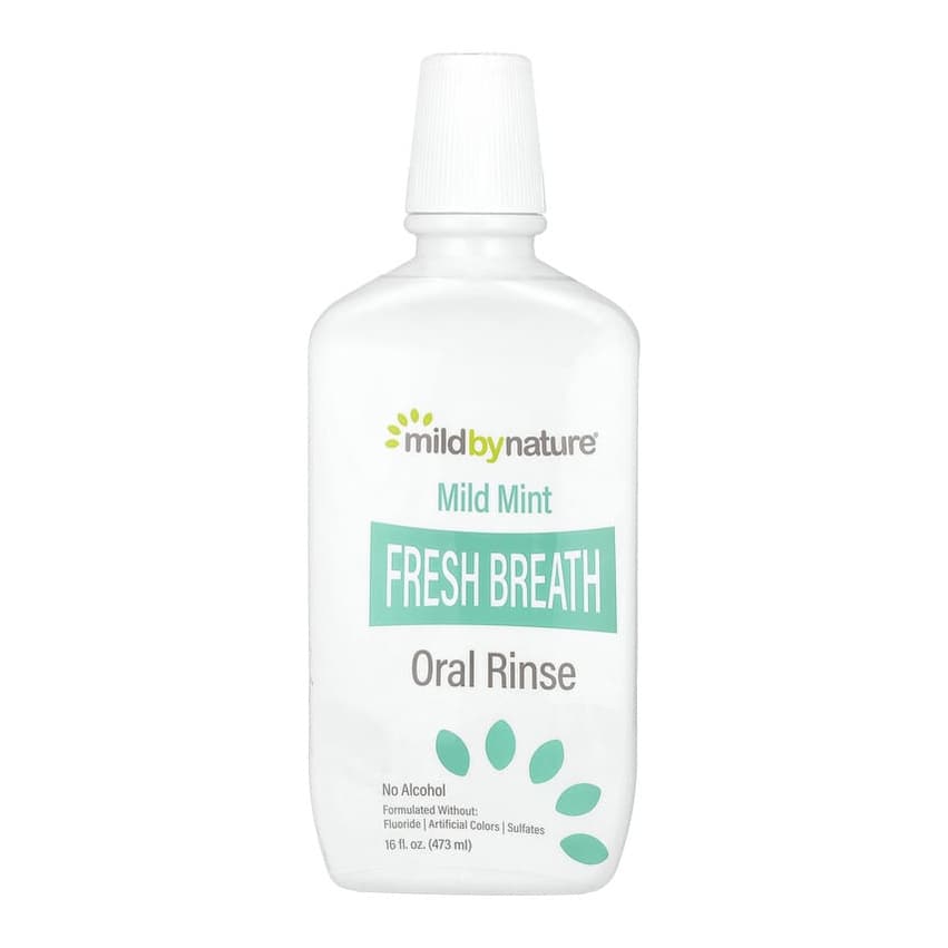 Fresh Breath Oral Rinse, No Alcohol, Mild Mint
