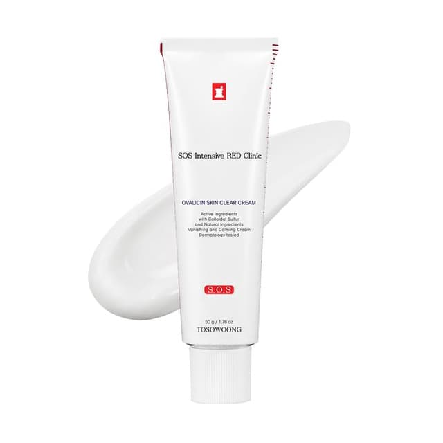 SOS Intensive Red Clinic Ovalicin Skin Clear Cream