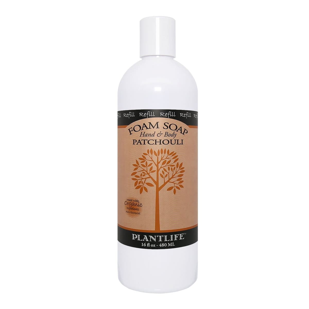Patchouli Foam Soap Refill – Moisturizing, Plant-Based for All Skin Types – Hand & Body Wash –