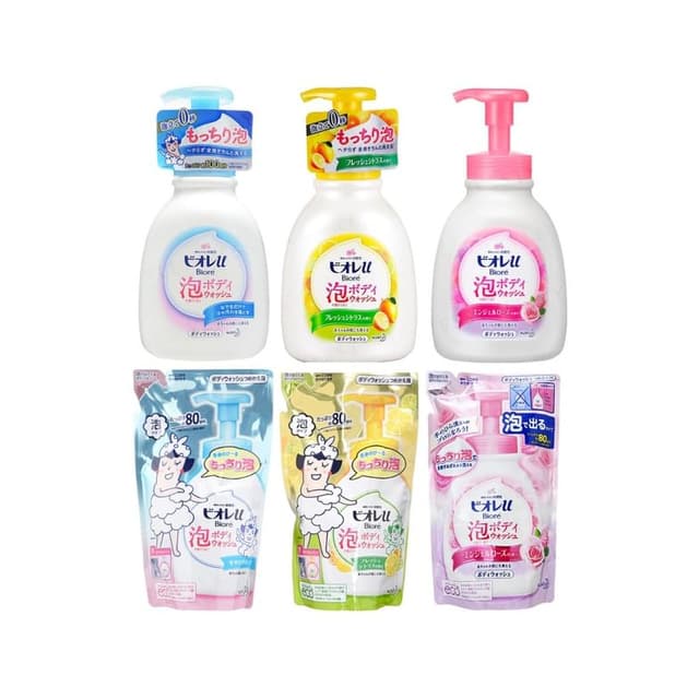 Biore U Bubble Body Wash, Citrus