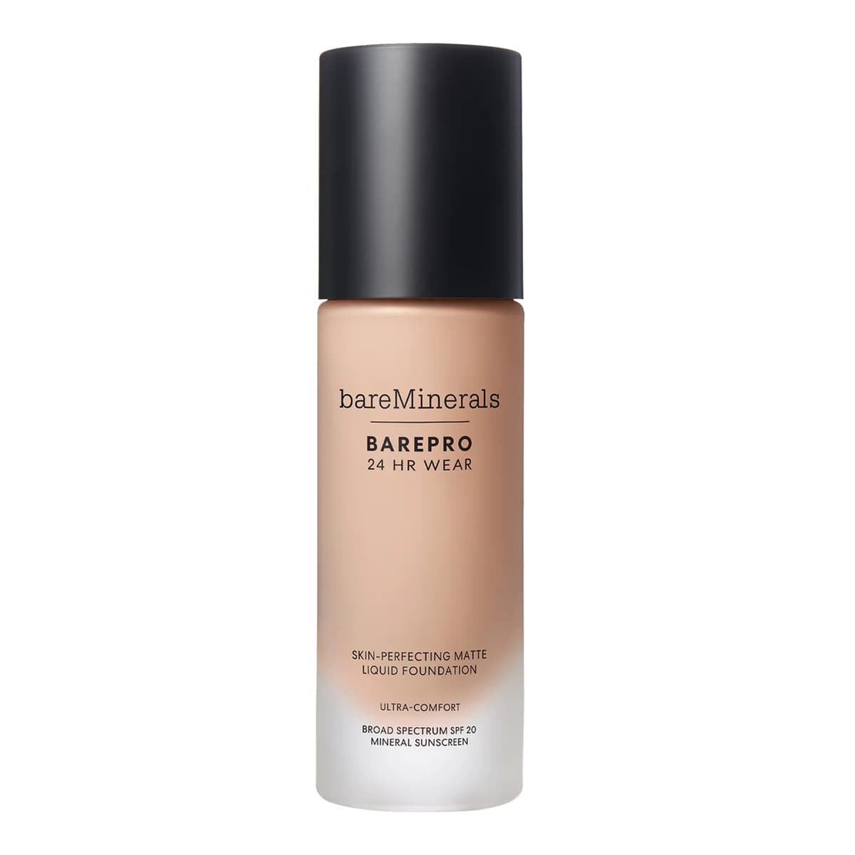 BAREPRO 24 Hour Matte Liquid Foundation Mineral SPF 20, Light 25 Cool