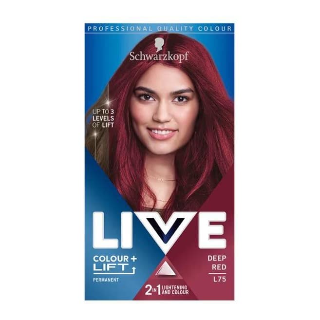 Colour + Lift Permanent Red Hair Dye Deep Red