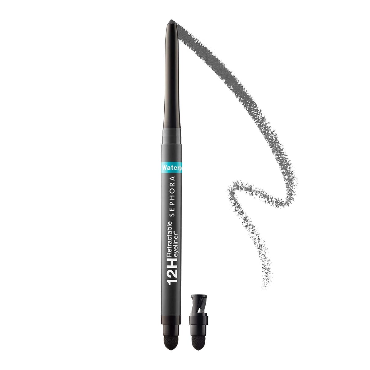 Waterproof 12HR Retractable Eyeliner Pencil, #11-Matte Charcoal Gray