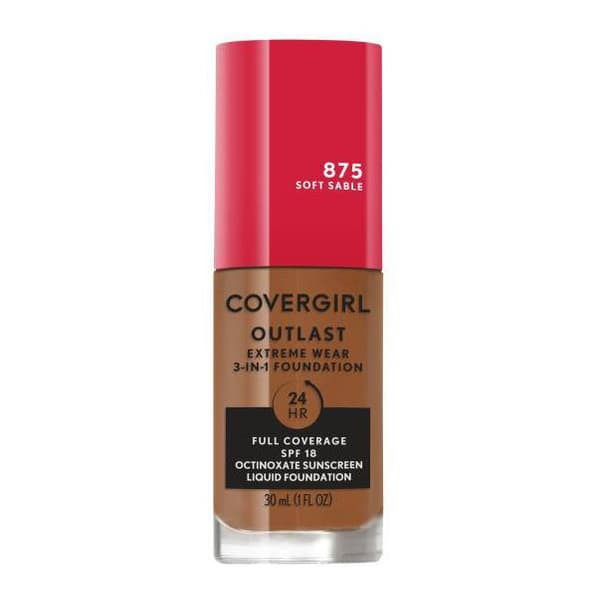 Outlast Extreme Wear 3-in-1 Foundation with SPF 18 - 875 Soft Sable