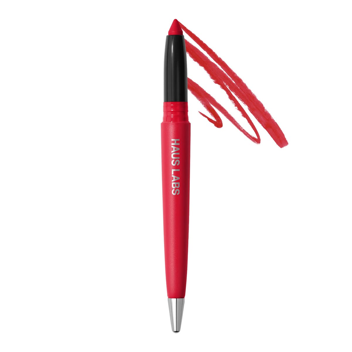 Le Monster Lip Crayon Vegan Lipstick and Lip Liner, Scarlet Matte