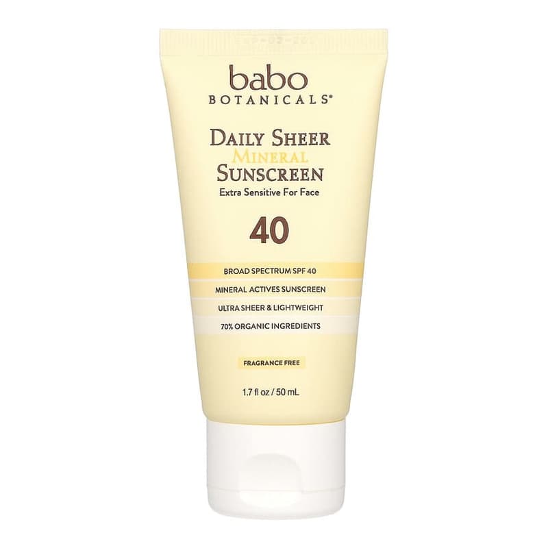 Daily Sheer Mineral Sunscreen, SPF 40