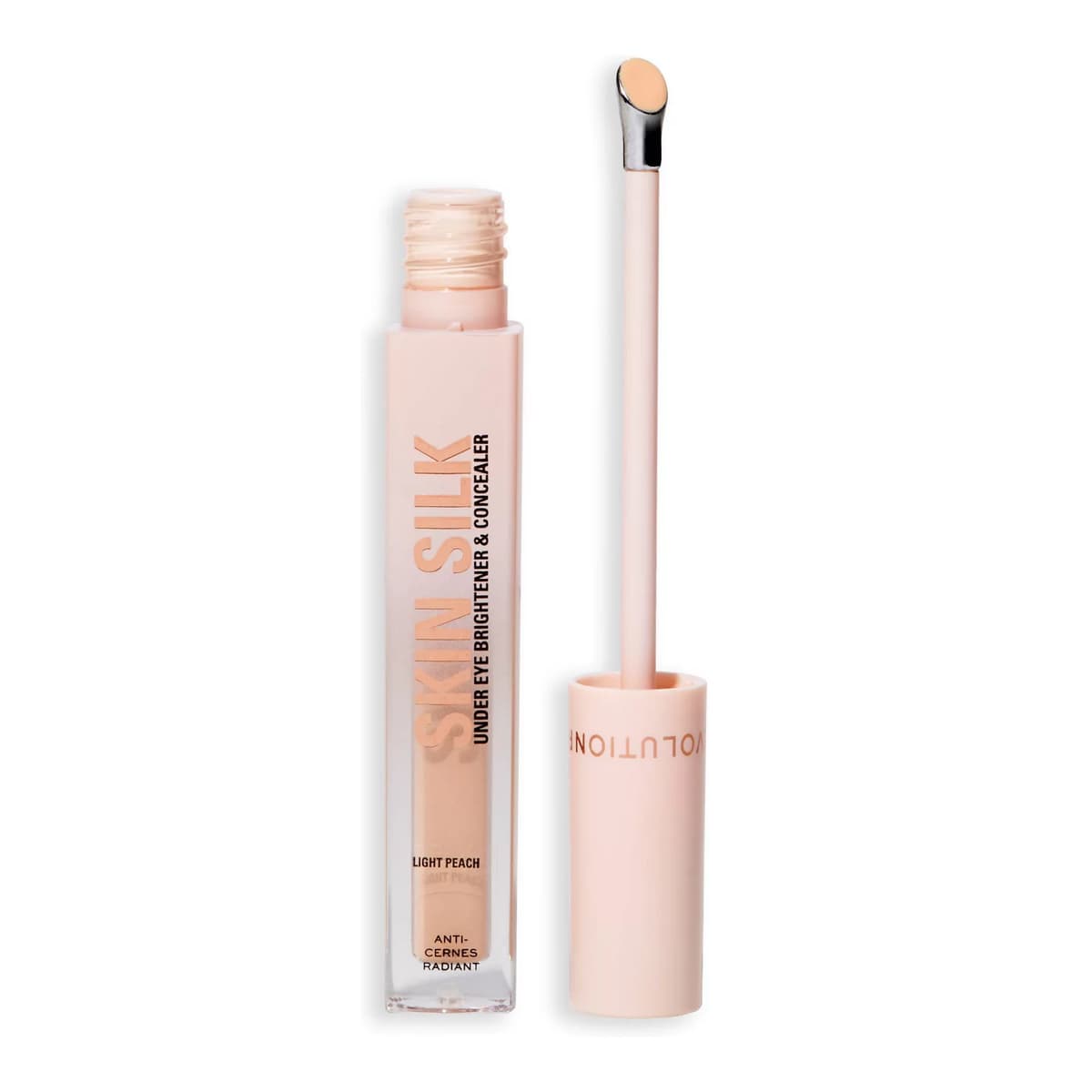 Skin Silk Serum Under Eye Brightener & Concealer, Light Peach