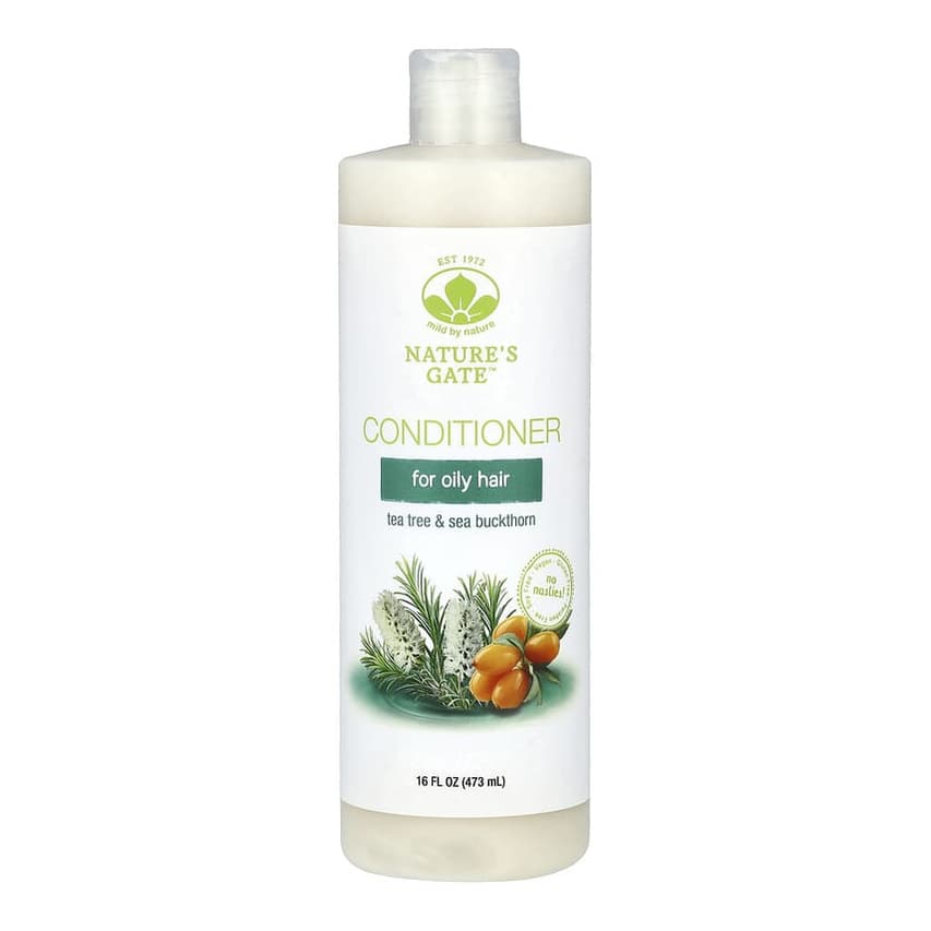 (Nature's Gate), Tea Tree & Sea Buckthorn Conditioner for Oily Hair