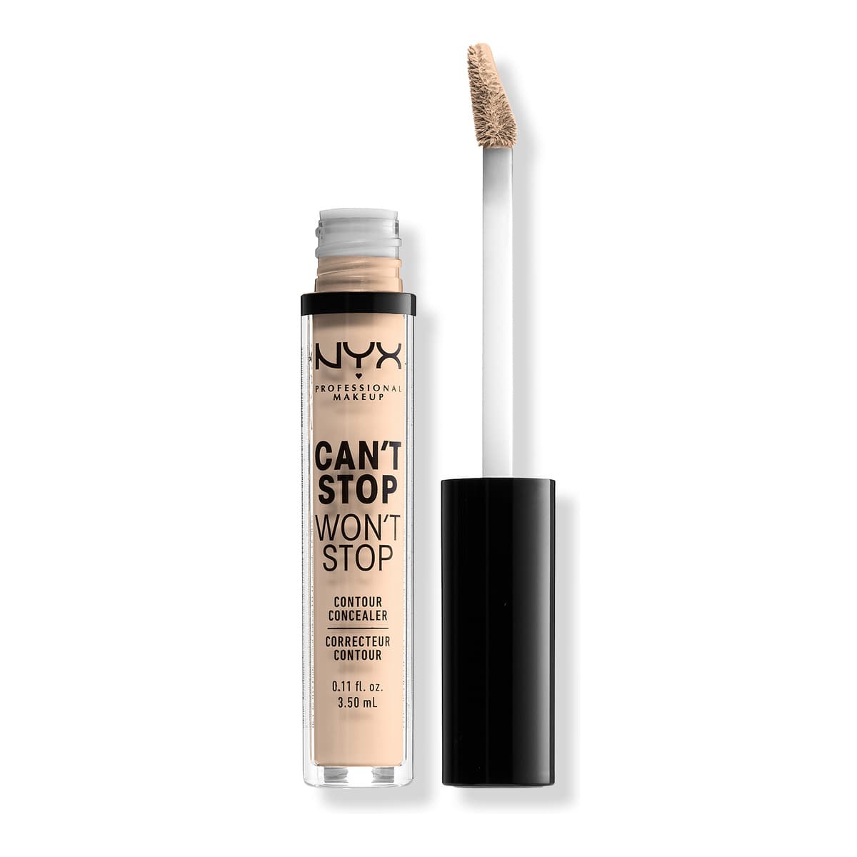 Can't Stop Won't Stop 24HR Full Coverage Matte Concealer, Light Ivory
