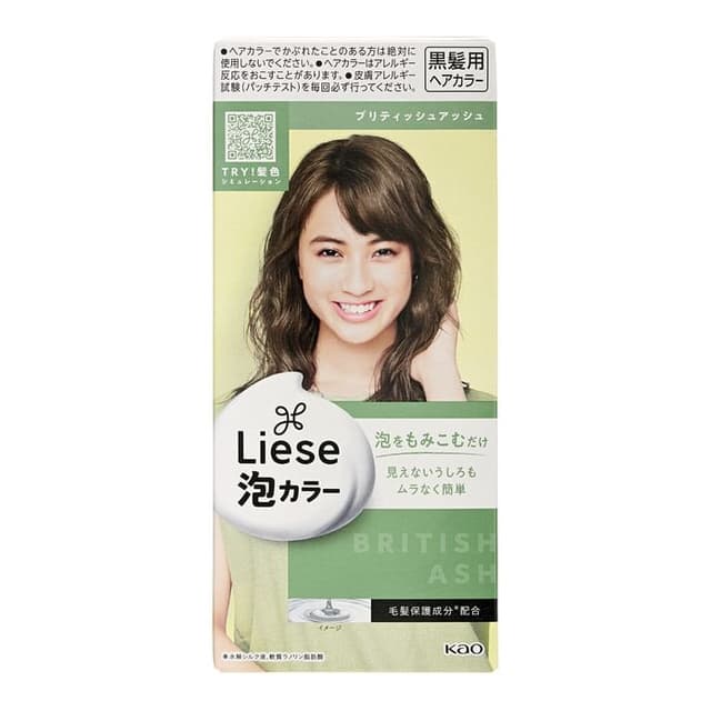 Liese Creamy Bubble Hair Color, British Ash