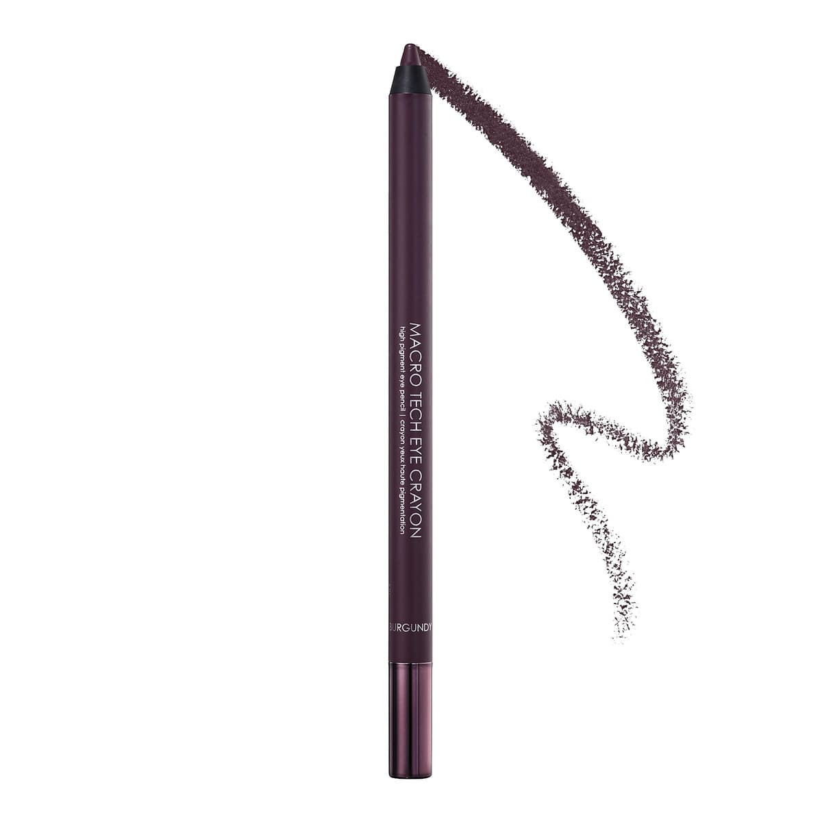 Macro Tech Eye Crayon High Pigment Pencil Eyeliner, Burgundy
