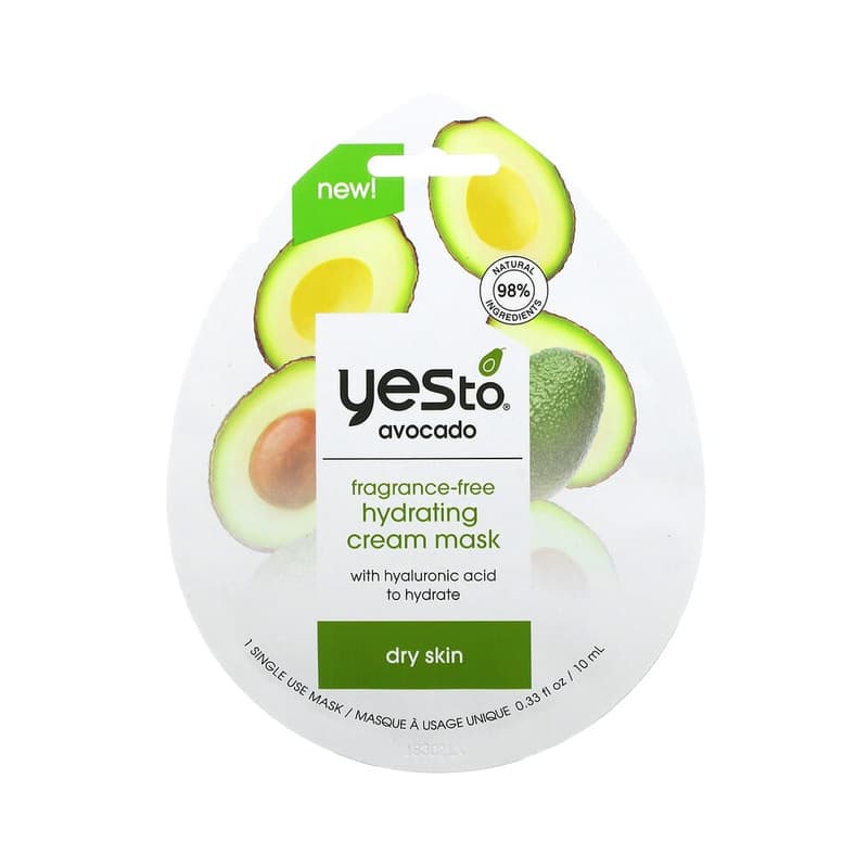 Avocado, Hydrating Cream Beauty Mask