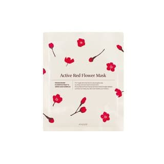 Active Red Flower Mask