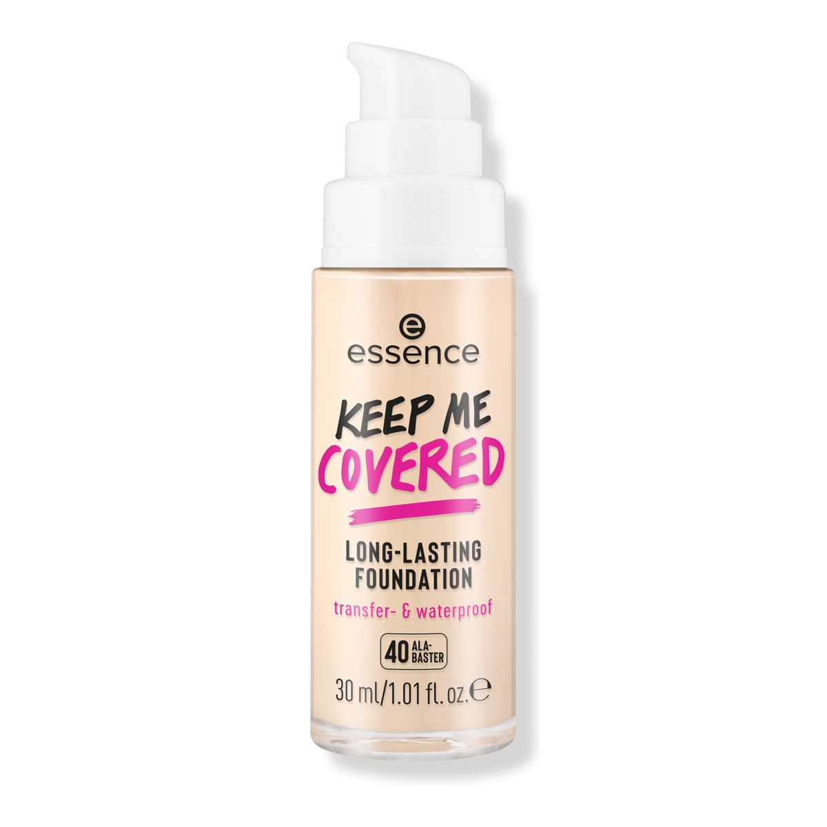 Keep Me Covered Long-Lasting Foundation, Alabaster