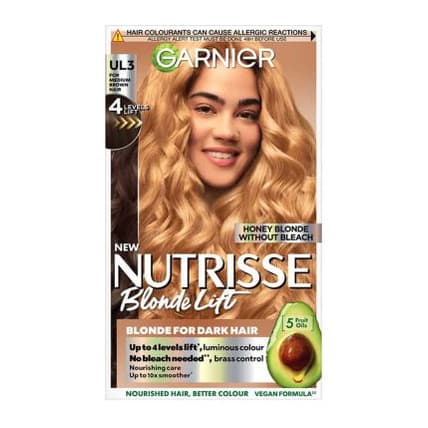 Nutrisse Permanent Hair Dye Blondelift UL3 Honey Blonde