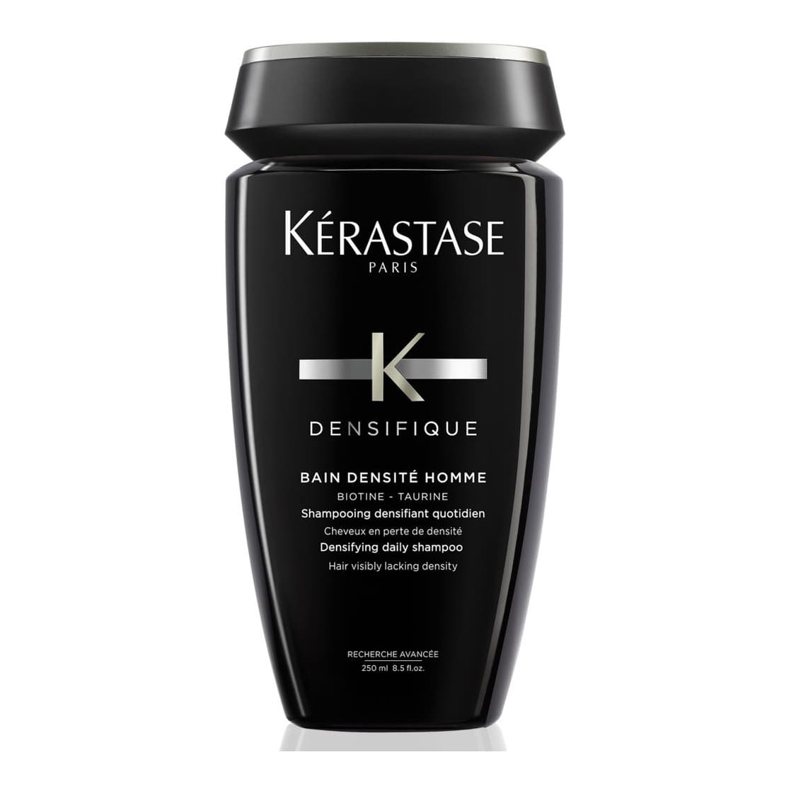 Kérastase Densifique Homme, Thickening & Volumising Shampoo, For Fine Hair, With Biotin & Taurine, Bain Densité
