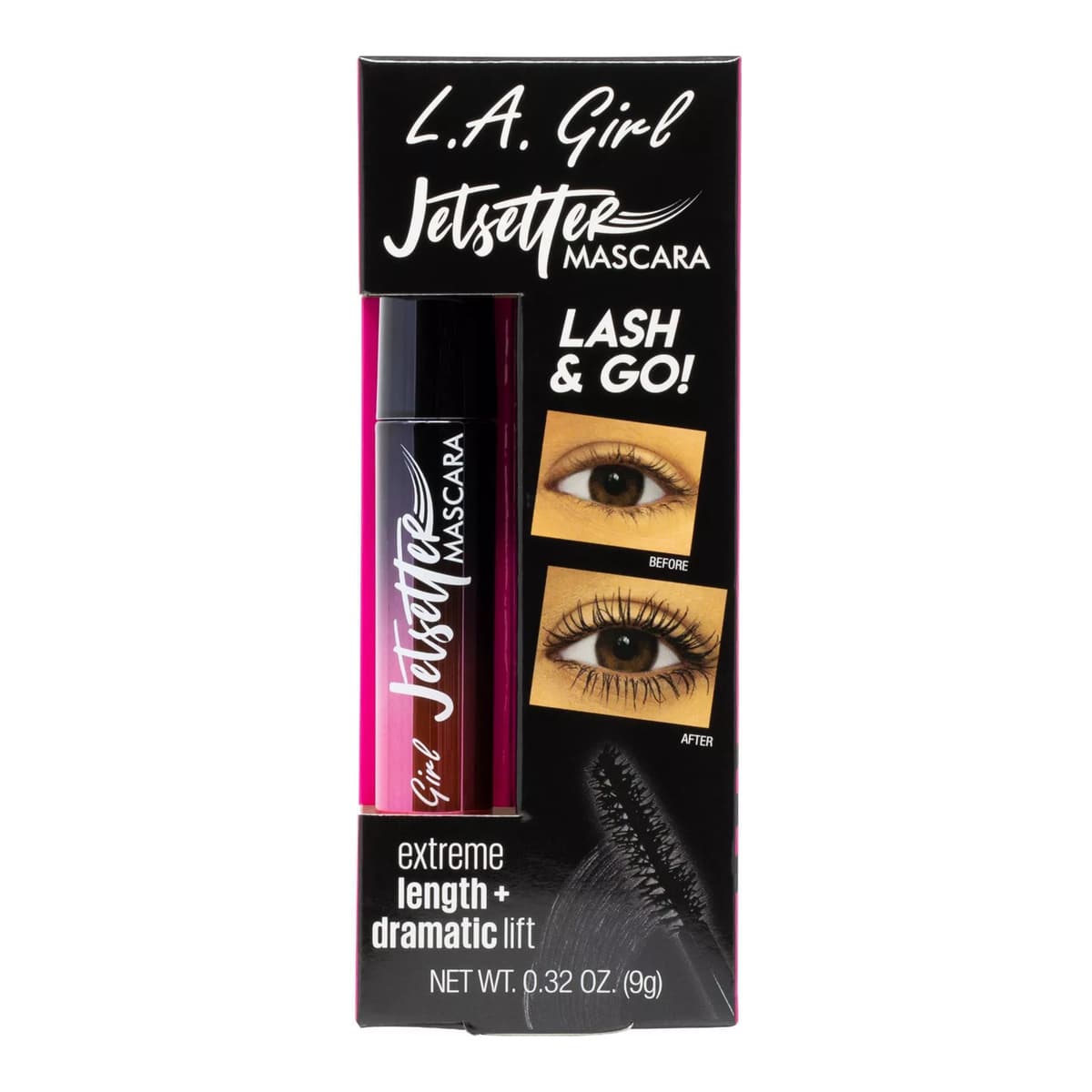 Jetsetter Lash & Go Mascara - Black