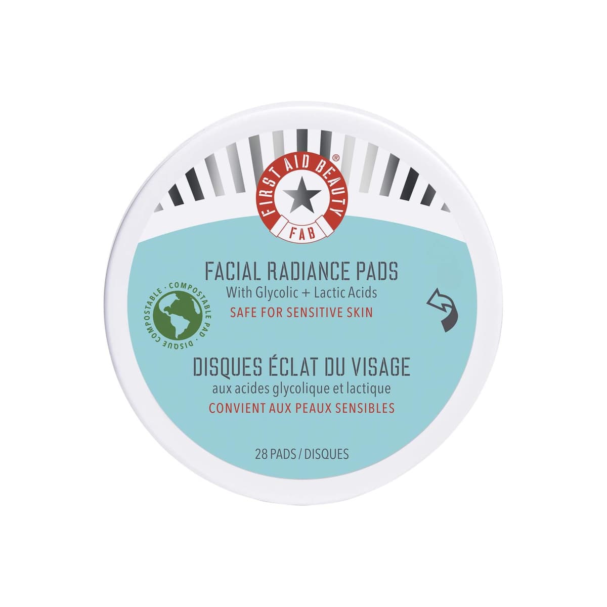 Facial Radiance Pads with Glycolic + Lactic Acids