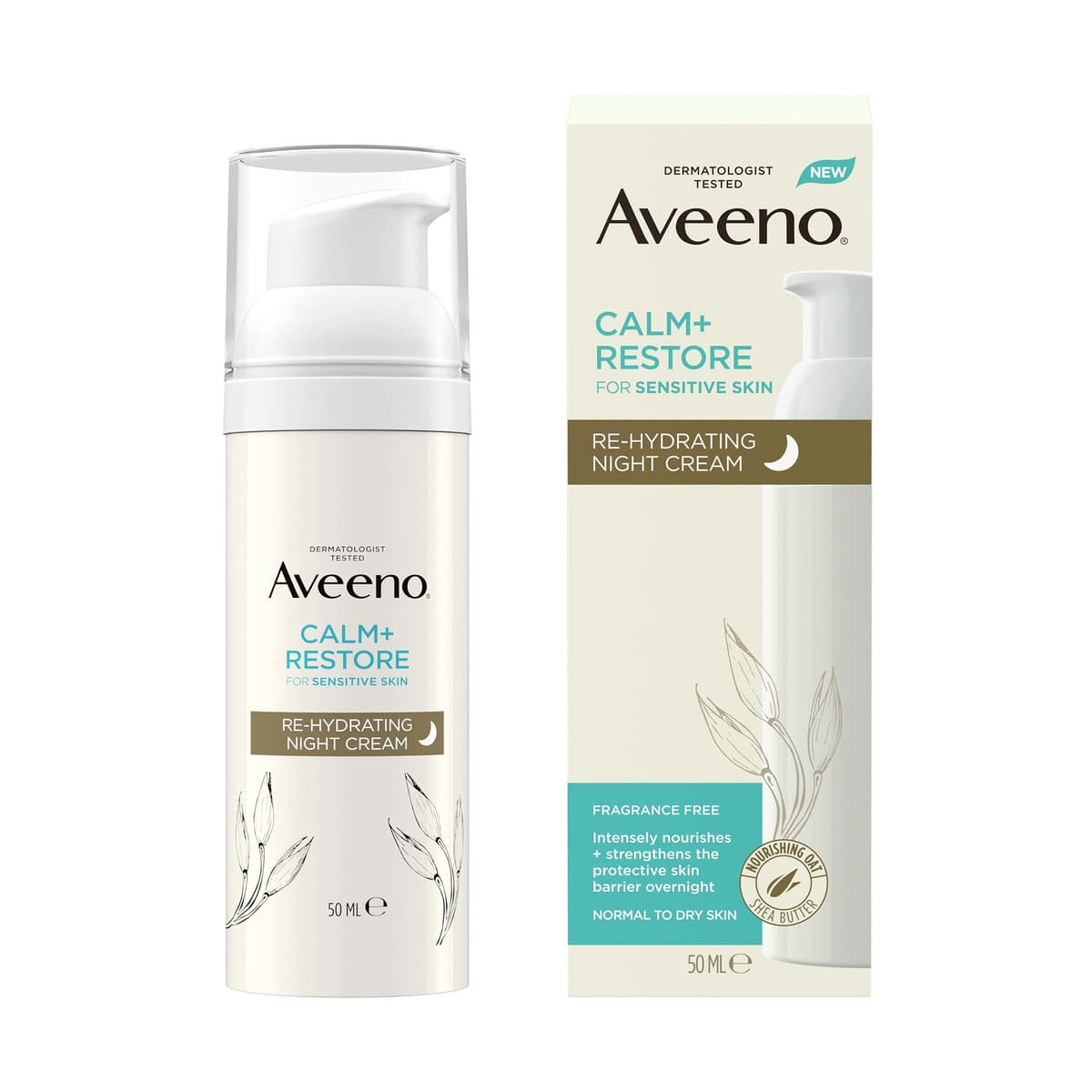Face Calm and Restore Rehydrating Night Cream