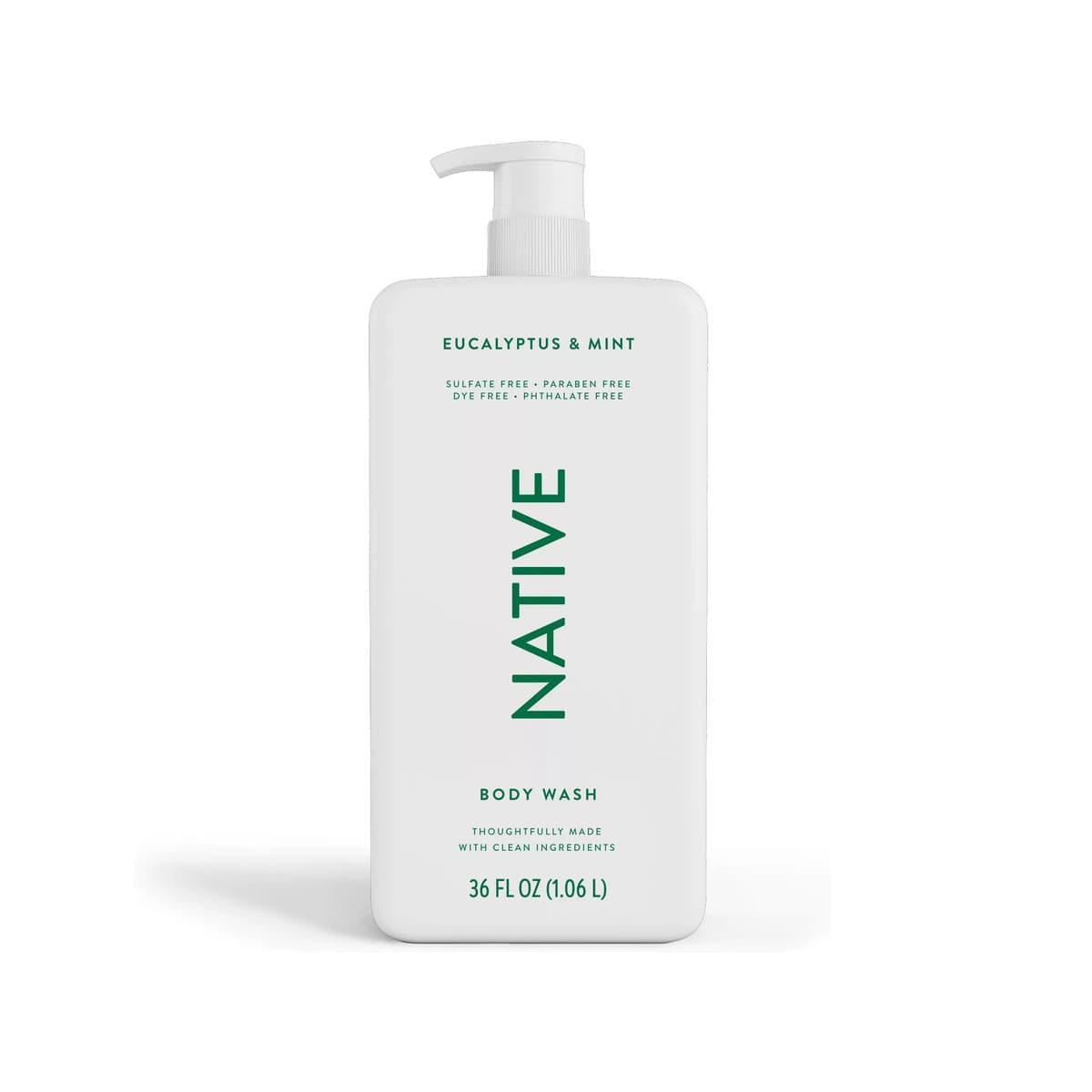 Body Wash for Men & Women - Eucalyptus & Mint - Sulfate Free with Pump