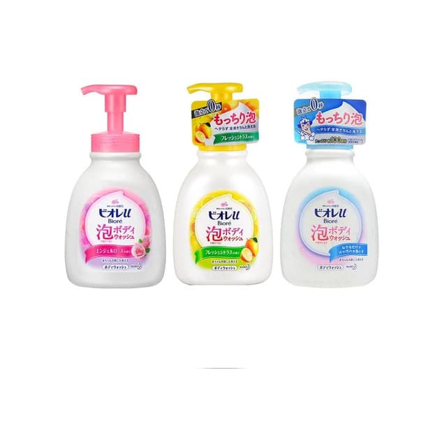Biore U Bubble Body Wash, Rose