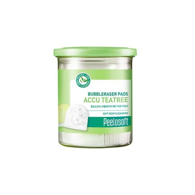 Peelosoft Bubbleraser Pads ACCU Teatree